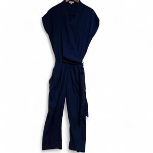 Halston Heritage Deep Blue Jumpsuit